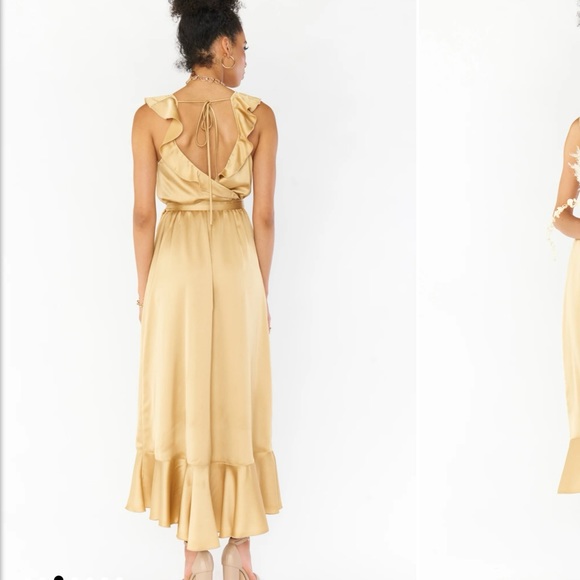 Show Me Your Mumu Samantha Ruffle Wrap Dress - Picture 2 of 3